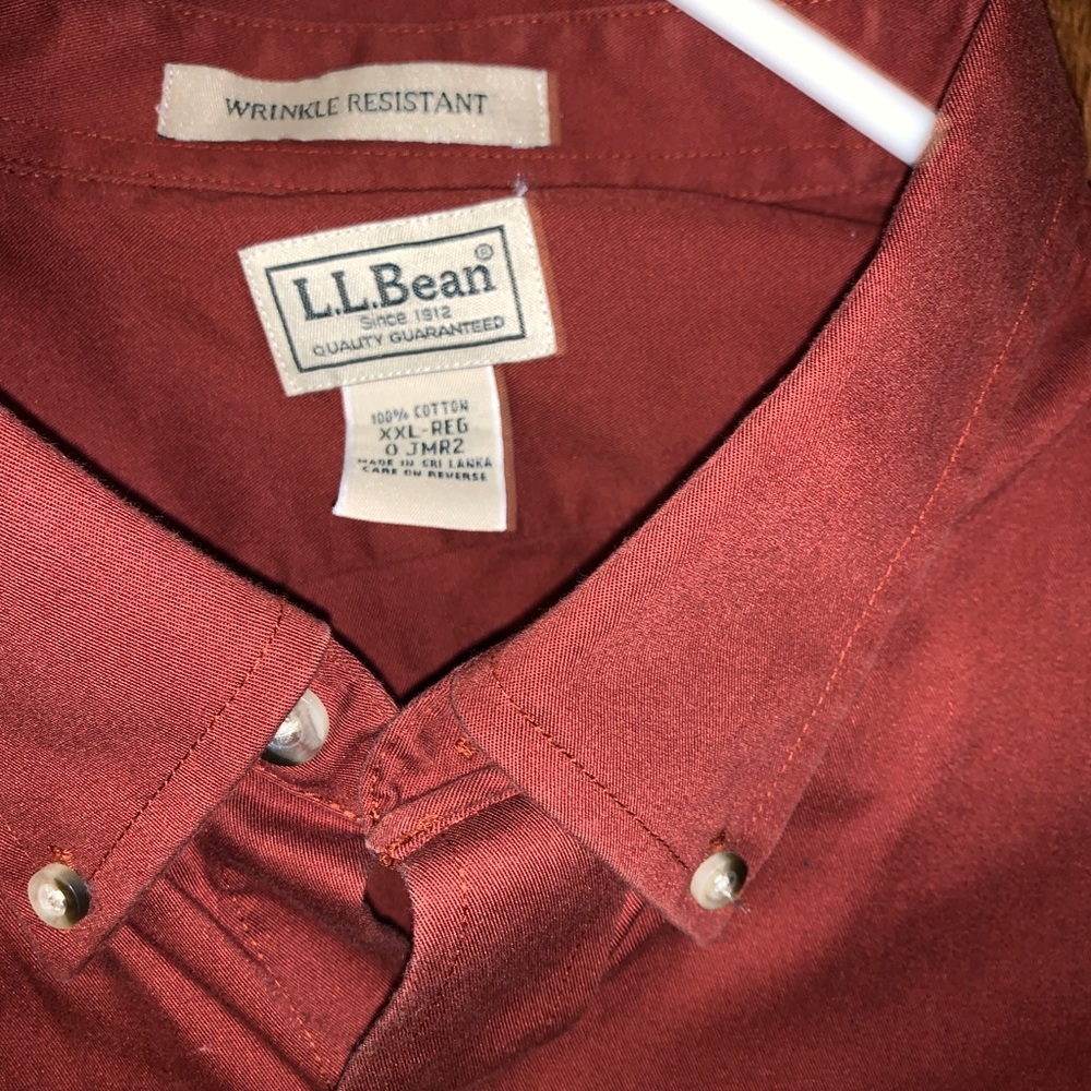 L. L. Bean Men’s Long Sleeve Button Down Xxl - image 2